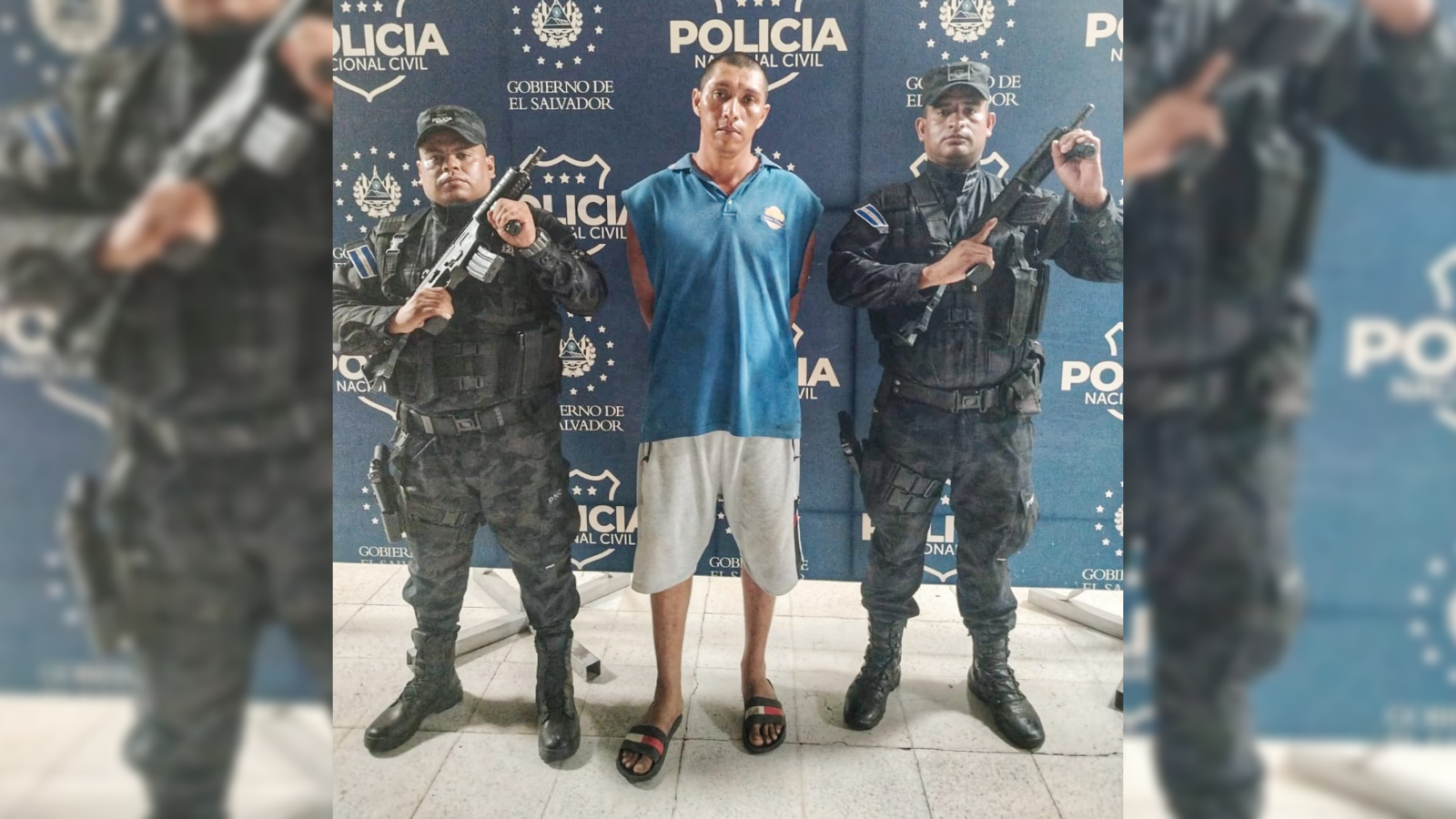 Sigfredo Antonio Mena Vásquez fue detenido tras asesinar a machetazos a una víctima con quien discutió por el ingreso a su propiedad en Santa Ana. La PNC lo capturó en Coatepeque. Foto: PNCSV.