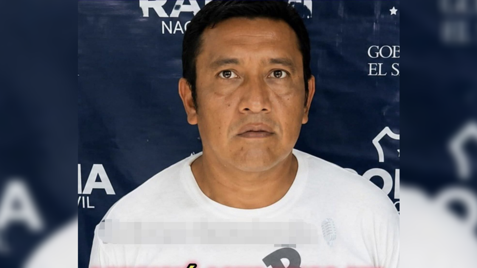 David Antonio M. C., de 47 años, fue detenido tras provocarles marcas visibles a sus hijos de 11 y 15 años bajo la excusa de estarlos "corrigiendo" en Sonzacate. Foto: PNCSV.