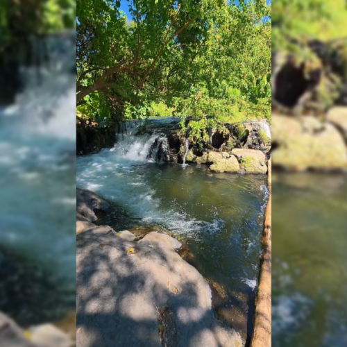 Ubicado en Concepción Batres, el Río Calentura es un oasis de aguas cristalinas y nacimientos volcánicos, ideal para escapar del calor en Usulután. Foto: Cristian Hidalgo/Turismo.