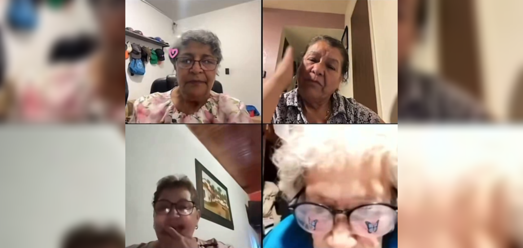 Un grupo de abuelas salvadoreñas se roba el show en TikTok con sus dinámicas en vivo, demostrando que el talento no tiene edad. Foto: Cortesía.
