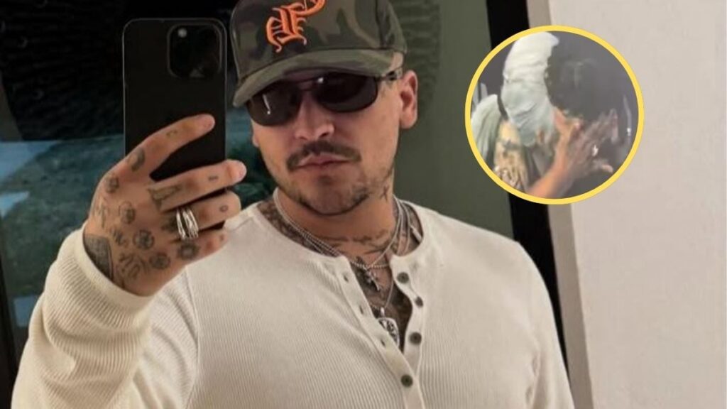 “Ángela Aguilar se va a enojar”: Christian Nodal le da un beso en la boca a fan