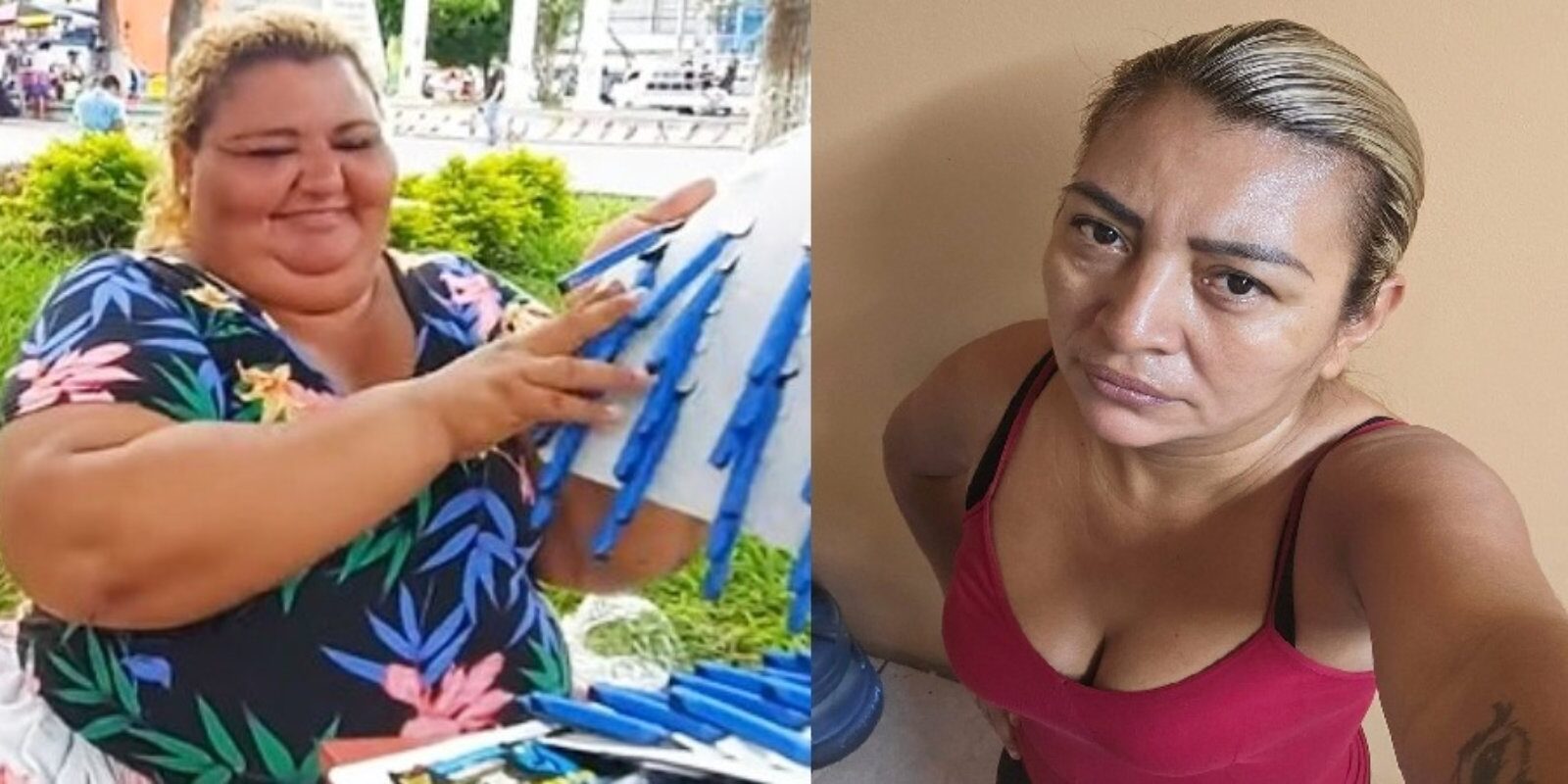 La comerciante apodada "Prestobarbas a Cora" tildó de "marera" a la creadora de contenido Yanira Berríos durante las fiestas patronales de Santa María Ostuma, La Paz. La PNC intervino para mediar. Foto: Cortesía.