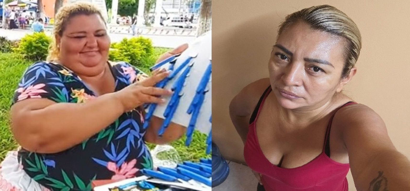La comerciante apodada "Prestobarbas a Cora" tildó de "marera" a la creadora de contenido Yanira Berríos durante las fiestas patronales de Santa María Ostuma, La Paz. La PNC intervino para mediar. Foto: Cortesía.