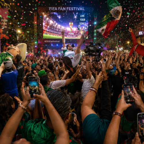 Disfraces icónicos, caídas virales y el festejo masivo en el FIFA Fan Festival marcan el pulso de la afición en el Mundial 2026. Las vibras mundialistas invaden Guadalajara. Foto: Captura de pantalla - Ilustración.