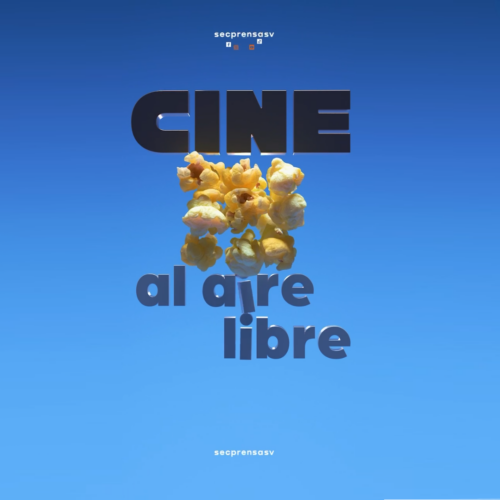 La Secretaría de Prensa de la Presidencia anunció una variada cartelera diaria que incluye éxitos animados y producciones de acción en dos sedes. Las funciones de Cine al aire libre son gratis para todas las familias. Foto: SecPrensaSV.