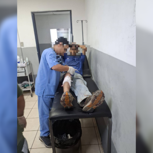 Un tiroteo en el kilómetro 24½ de la Troncal del Norte, en Guazapa, dejó al menos ocho heridos. Socorristas de Cruz Verde brindaron atención prehospitalaria y trasladaron a las víctimas. Foto: La Diáspora 503. Foto: Cruz Verde - seccional Guazapa.