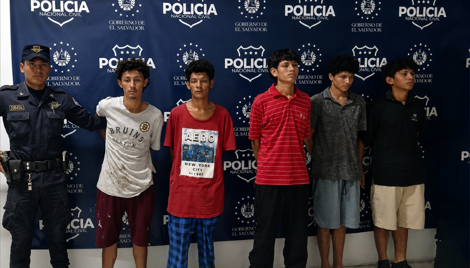 El incidente ocurrió tras las fiestas patronales en San Miguel Centro; la PNC capturó a cinco jóvenes, entre ellos tres menores de edad, por una violenta riña en Quelepa. Foto: @PNCSV.