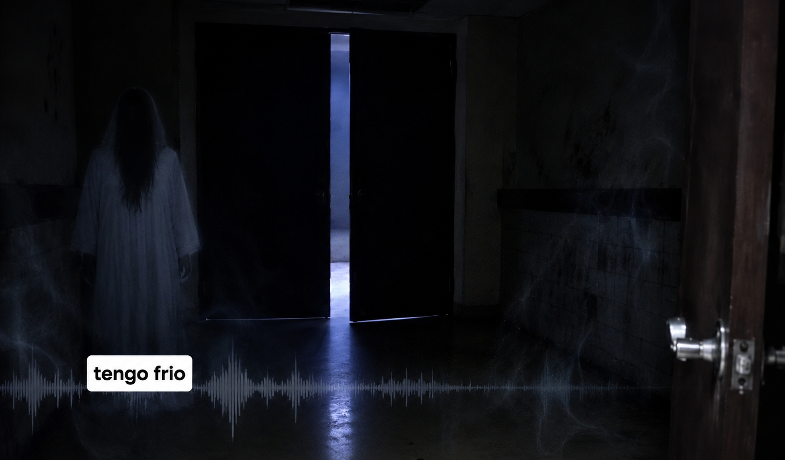 Un video viralizado en TikTok captó puertas que se abren solas, golpes en las paredes y estremecedoras psicofonías en la morgue abandonada del antiguo Hospital Rosales. Foto: Ilustración
