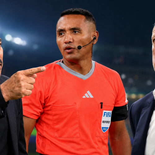 El histórico exfutbolista Hugo Sánchez estalló en televisión contra el técnico Didier Deschamps por menospreciar el trabajo del árbitro salvadoreño Iván Barton. Una defensa épica. Foto: Ilustración