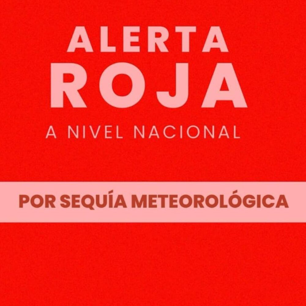 La Alerta Roja implica la activación de todos los protocolos de emergencia para garantizar el abastecimiento de agua.