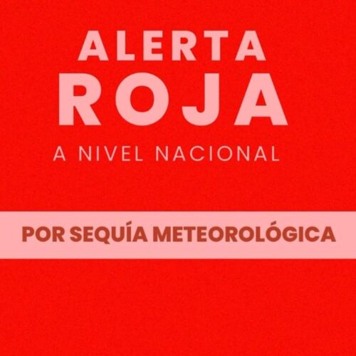 La Alerta Roja implica la activación de todos los protocolos de emergencia para garantizar el abastecimiento de agua.