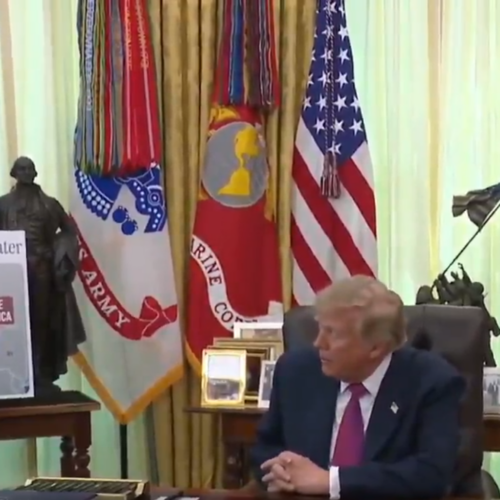 Donald Trump firmó un decreto para renombrar el lago Ontario como "Lake America". Canadá rechaza el cambio: "Mantendremos su nombre histórico". Foto: Captura de pantalla.