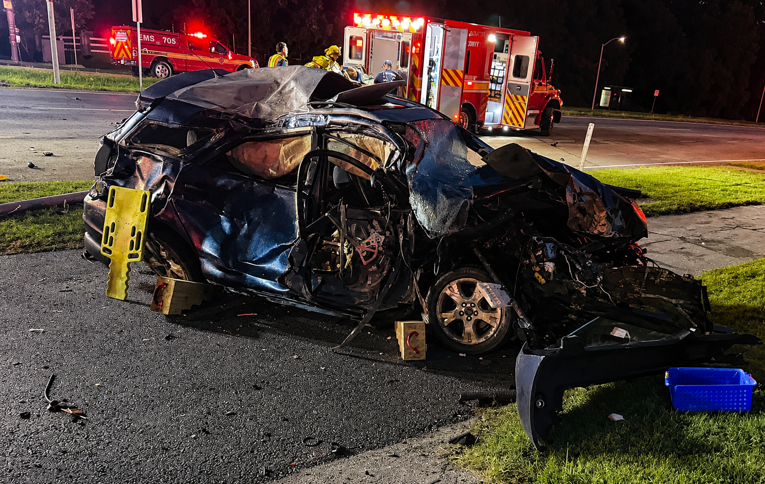 Un menor de 13 años al volante de un auto robado chocó en Germantown, Maryland, dejando un fallecido y seis menores heridos. Las autoridades investigan el caso. Foto: Cortesía.