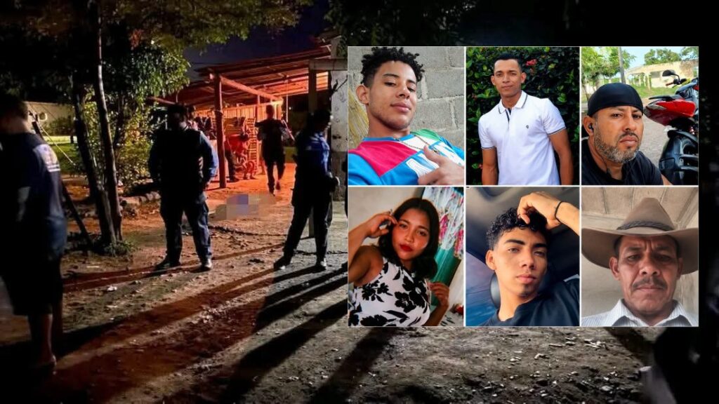 Un múltiple homicidio en la localidad de Olanchito cobró la vida de seis personas, entre ellas miembros de una misma familia. Honduras suma 22 masacres en 2026. Foto: Cortesía.