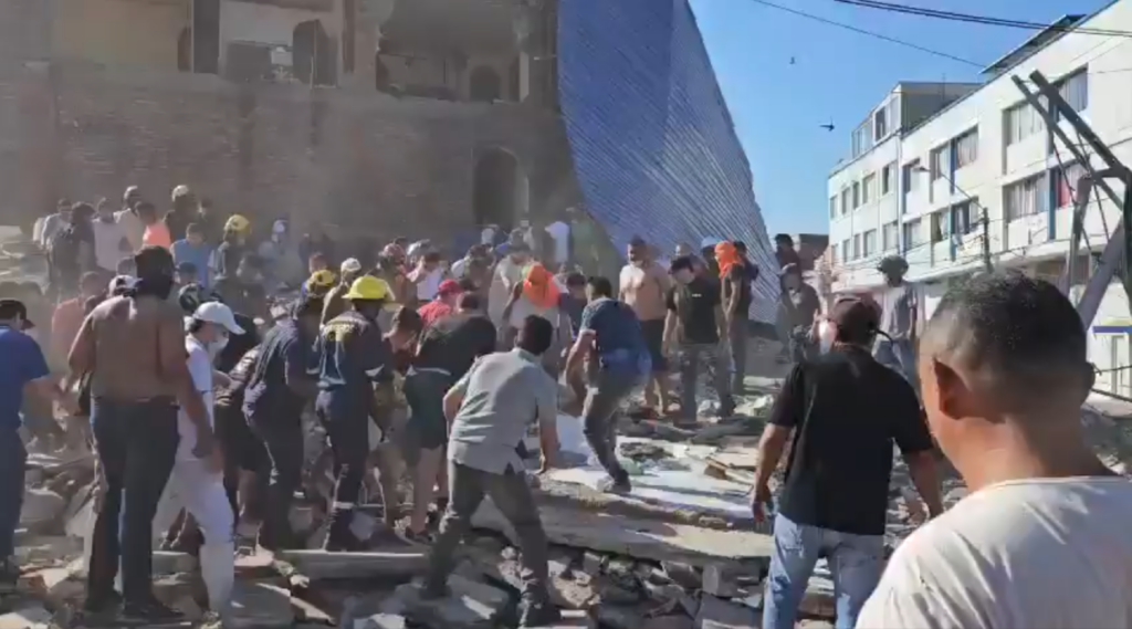 Un terremoto de magnitud 7.4 sacudió el occidente de Colombia la mañana del lunes. El presidente Abelardo de la Espriella asume personalmente la emergencia a solo tres días de su posesión. Foto: Cortesía.