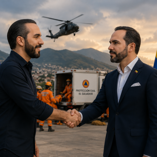 El presidente Nayib Bukele ofreció apoyo inmediato a Colombia tras el terremoto de magnitud 7.4. El Salvador está listo para enviar equipos de rescate, médicos y insumos. Foto: Ilustración.