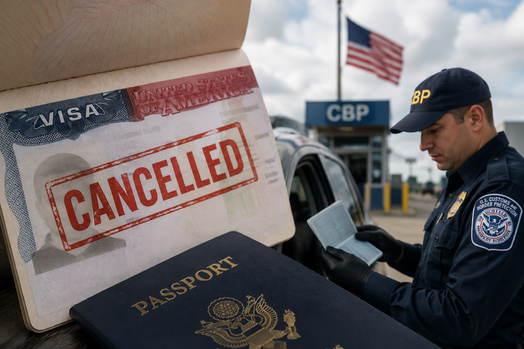 Una visa de no inmigrante para EE. UU. puede ser cancelada si se incumplen normas migratorias. Entre las causas: permanencia ilegal, uso indebido o información falsa. Foto: Ilustración.