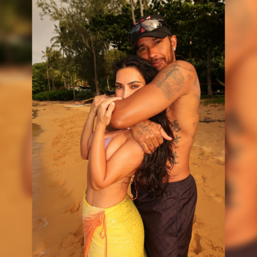Kim Kardashian y Lewis Hamilton compartieron fotos de sus vacaciones en Hawái con sus hijos y familiares, mostrando momentos románticos y familiares en un entorno paradisíaco. Foto: Instagram.