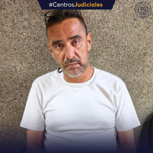 Un tribunal de Santa Ana condenó a 15 años de prisión a Ángel Godofredo Sermeño Herrera por estafar a tres víctimas con cheques sin fondo por más de $300,000. Foto: Centros Judiciales.