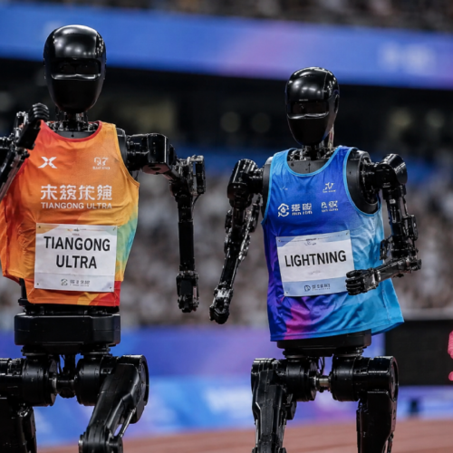El robot humanoide Tiangong Ultra de China recorrió 100 metros en 9.39 segundos, superando los 9.58 segundos del récord mundial de Usain Bolt. Foto: Ilustración.
