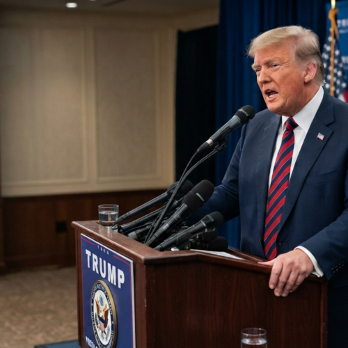 Donald Trump, presidente electo de EE. UU., exigió el cese inmediato de las ejecuciones de manifestantes en Irán, en medio de la crisis sociopolítica y la represión estatal. Foto: Ilustración.