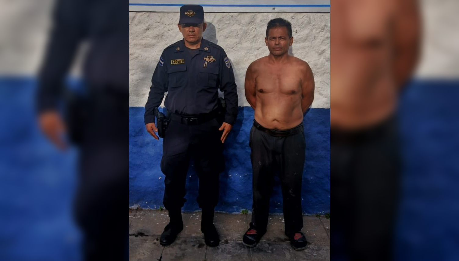La PNC capturó a Manuel Pleitez Sánchez, presunto miembro de la MS-13, en San Luis Talpa. El detenido tiene antecedentes por homicidio agravado y organizaciones terroristas. Foto: PNC El Salvador. Foto: PNC El Salvador / X @PNCSV