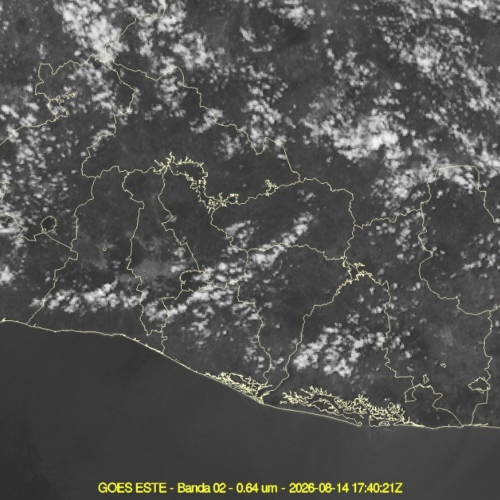 El MARN prevé un incremento de nubosidad y lluvias en zonas montañosas para esta tarde, junto a temperaturas de hasta 41 °C en el oriente. Conoce el clima en El Salvador hoy. Foto: MARN.