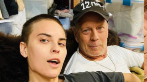 Tallulah y Bruce Willis. Archivo