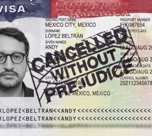 La facultad de Estados Unidos para revocar visados se mantiene como una herramienta central en su política exterior hacia la región. Ilustración IA