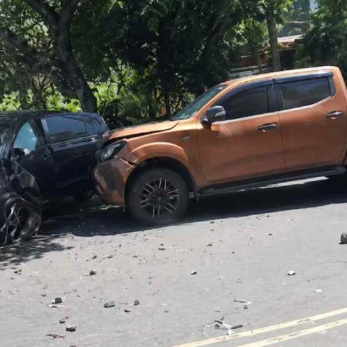 Quebrada Seca, en el departamento de San Vicente, es un punto crítico por la frecuencia de accidentes en la carretera Panamericana. Captura de pantalla