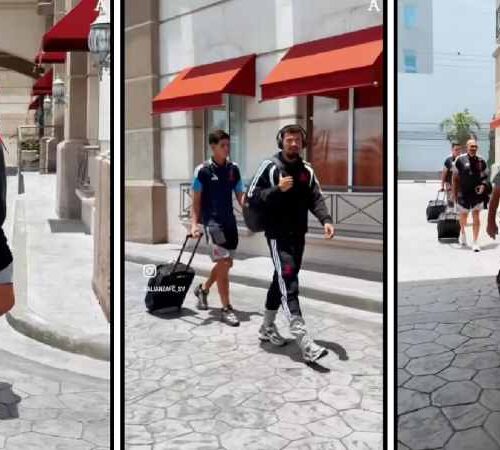Jugadores del Alianza FC a su llegada a Honduras, enfocados en el crucial encuentro contra el CD Marathón. Impresión de pantalla