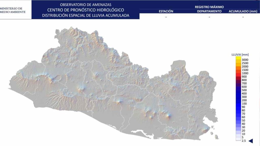 Las autoridades de Medio Ambiente prevén un ambiente caluroso con escasas lluvias durante la presente semana en todo El Salvador. Cortesía
