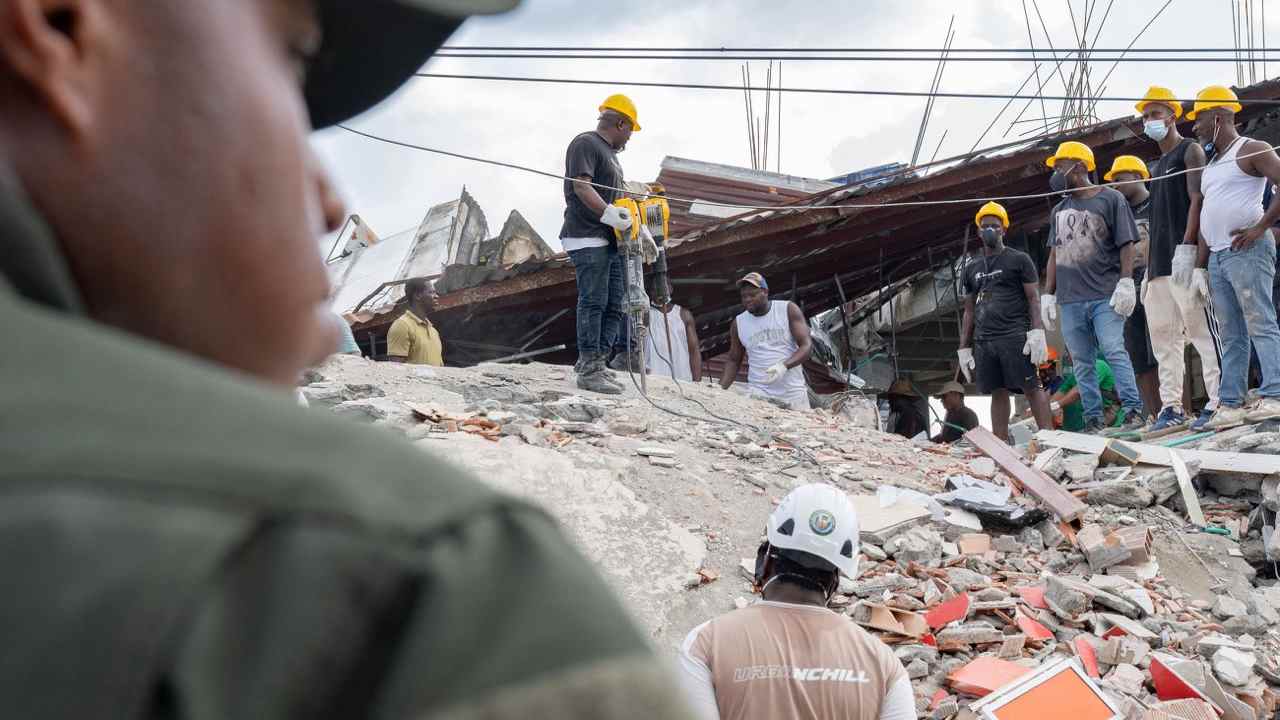 Labores de rescate y Puesto de Mando Unificado tras el terremoto en Colombia que afecta al Chocó. Foto: Cortesía.
