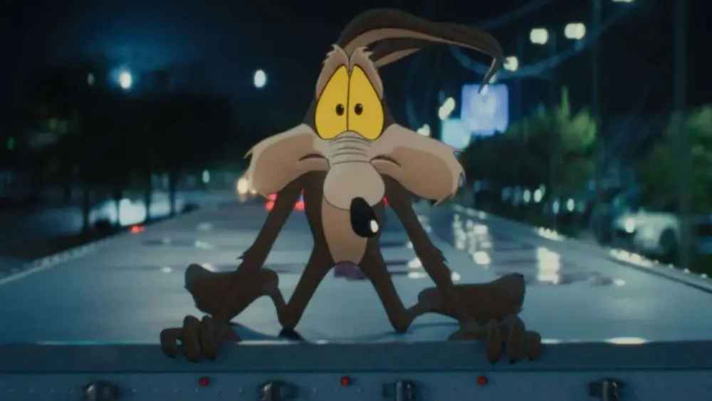 El póster oficial utiliza el mito griego de Sísifo para explicar la eterna lucha del Coyote contra el Correcaminos. Póster de Coyote vs. ACME. / RR SS