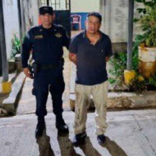 Joel Antonio Rodríguez Escobar, capturado en El Porvenir, Santa Ana Oeste, tras el ataque con arma blanca. Foto: PNC