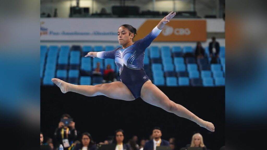 El Centroamericano de gimnasia reúne a 170 atletas de ocho países en el Complejo Deportivo de Ciudad Merliot. Foto: INDES.