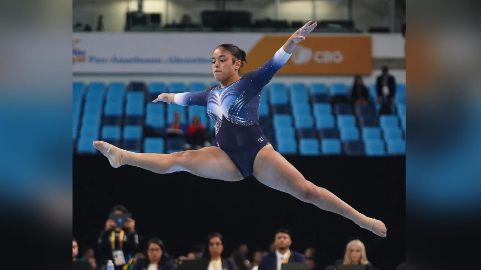 El Centroamericano de gimnasia reúne a 170 atletas de ocho países en el Complejo Deportivo de Ciudad Merliot. Foto: INDES.