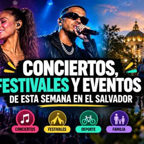 Conoce los conciertos, festivales y eventos que se realizarán después del 15 de septiembre en El Salvador y arma tu agenda para esta semana. Foto: Ilustración.