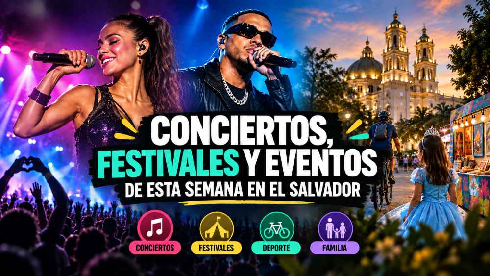 Conoce los conciertos, festivales y eventos que se realizarán después del 15 de septiembre en El Salvador y arma tu agenda para esta semana. Foto: Ilustración.