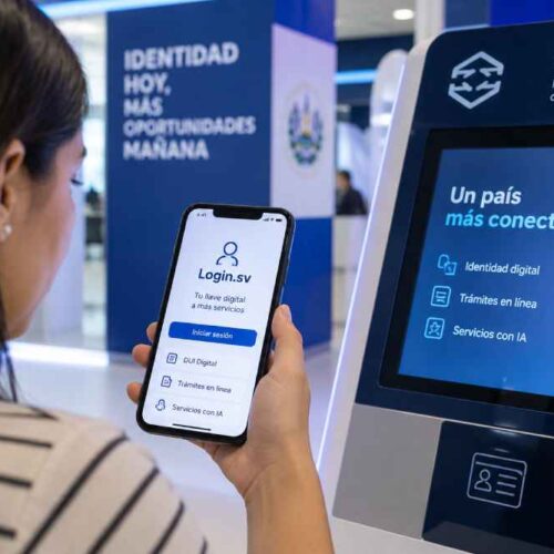 La transformación digital ya permite iniciar trámites como la renovación o reposición del DUI desde un teléfono móvil en El Salvador. Foto: Ilustración.