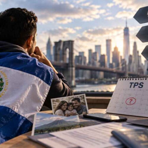 El TPS para salvadoreños continúa ofreciendo protección y autorización laboral mientras Estados Unidos mantiene pendiente una decisión definitiva sobre el programa. Foto: Ilustración.