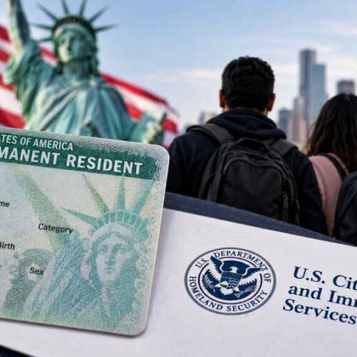 Las nuevas reglas de carga pública amplían los factores que USCIS puede considerar al evaluar a determinados migrantes que buscan obtener la green card en Estados Unidos. Foto: Ilustración.
