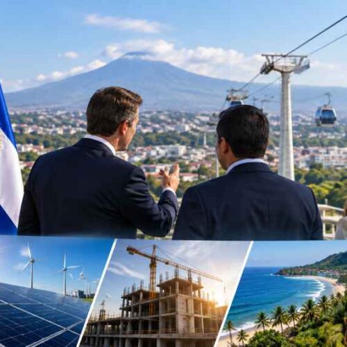 El ministro Nicolas Forissier encabezó una misión de Francia junto a representantes de más de 20 empresas interesados en explorar proyectos en diferentes sectores de El Salvador. Foto: Ilustración.