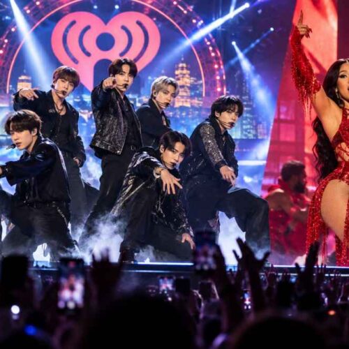 BTS cerró la primera jornada del iHeartRadio Music Festival 2026 en el T-Mobile Arena de Las Vegas. Foto: Kevin Winter para iHeartRadio. Foto: Ilustración.