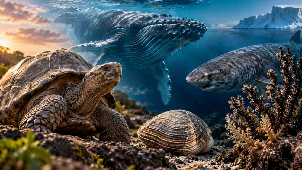 La longevidad de algunos animales alcanza varios siglos y, en determinadas colonias de coral, puede extenderse durante milenios. Foto: Ilustración.
