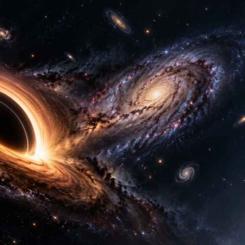 El universo contiene objetos y fenómenos reales tan extremos como estrellas ultradensas, planetas de lava, agujeros negros y galaxias que absorben a otras. Foto: Ilustración.