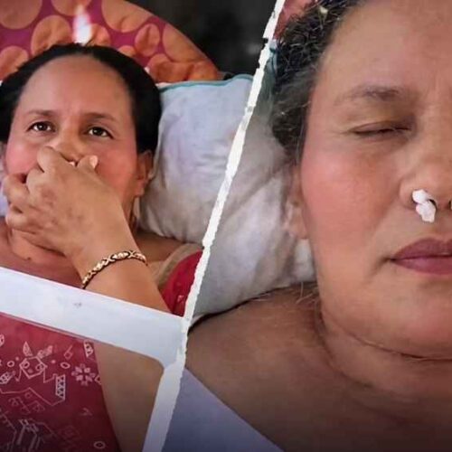 Imágenes difundidas en redes aseguran que una mujer habría simulado su muerte en Honduras; el supuesto caso no cuenta hasta ahora con confirmación oficial. Foto: Captura de pantalla/redes.