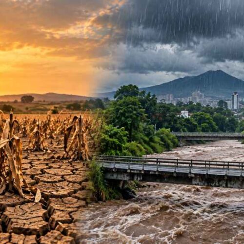 El Salvador dejó atrás la cuarta sequía meteorológica de 2026 mientras las lluvias aumentan y mantienen vigilancia por inundaciones y deslizamientos. Foto: Ilustración.