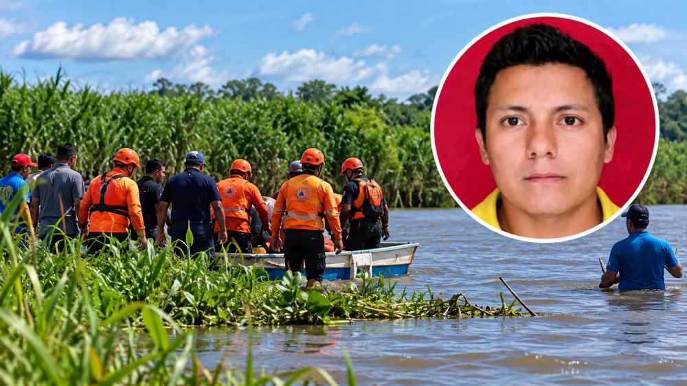 El pescador Saúl Enrique Rodríguez Pérez tenía 23 años y fue encontrado sin vida después de tres días de búsqueda en Sonsonate. Foto: Cortesía.