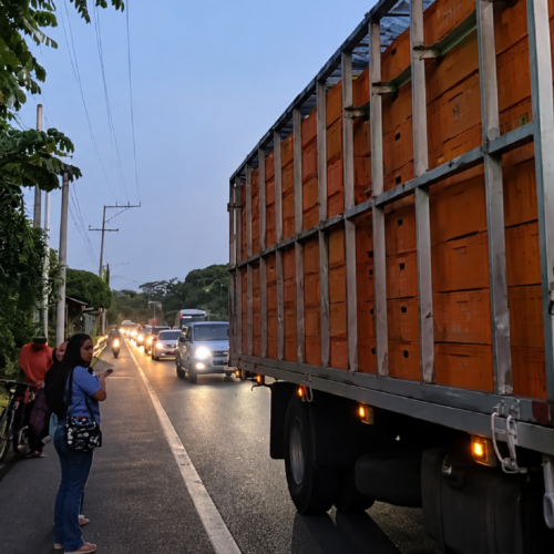 El VMT reporta carriles reversibles activos y tráfico controlado en el Gran San Salvador y Panamericana. Foto: @VMTElSalvador